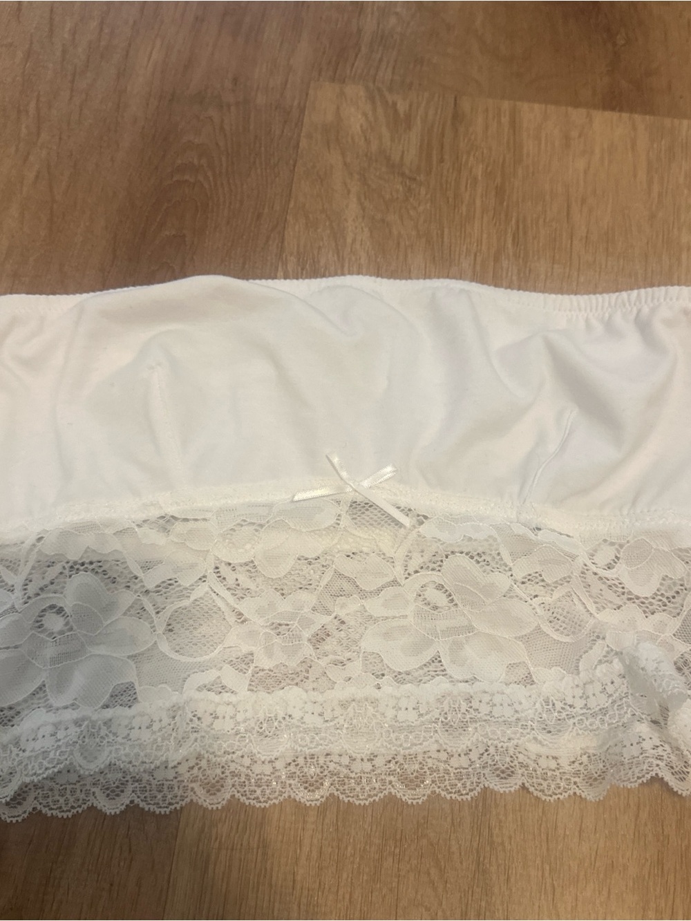 White lace tube top bra urban outfitters